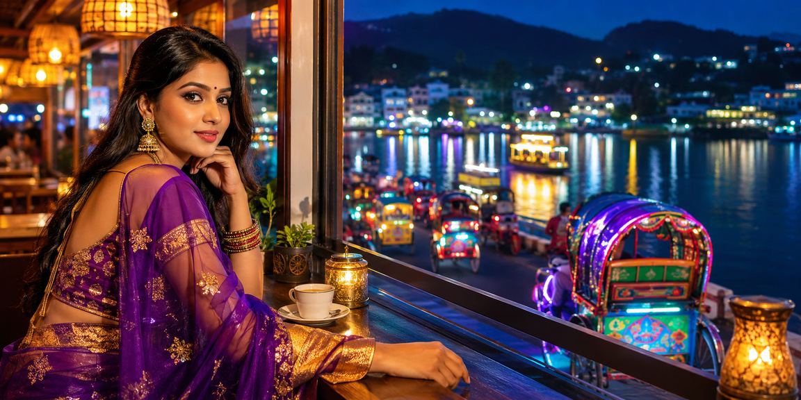 ঢাকায় রিকশার পাশে মোবাইলে s20 নতুন গেম উপভোগ